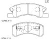 ASIMCO KD4731 Brake Pad Set, disc brake